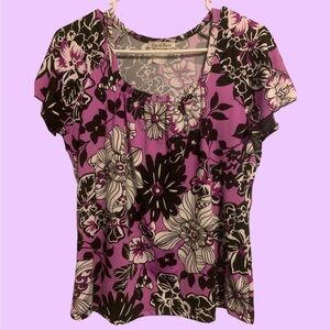 Carol Rose Floral Blouse